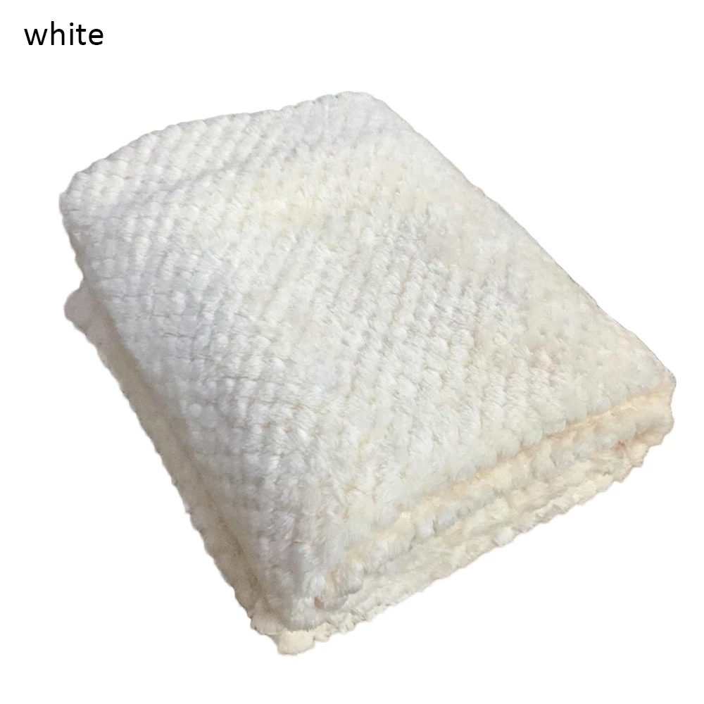 creamy-white S/M/L/XL/XXL, мягкое теплое зимнее одеяло, фланелевое одеяло в клетку с ананасом, хорошее качество, домашний текстиль, плед, для воздуха, для осеннего использования, мягкая простыня - Цвет: creamy-white