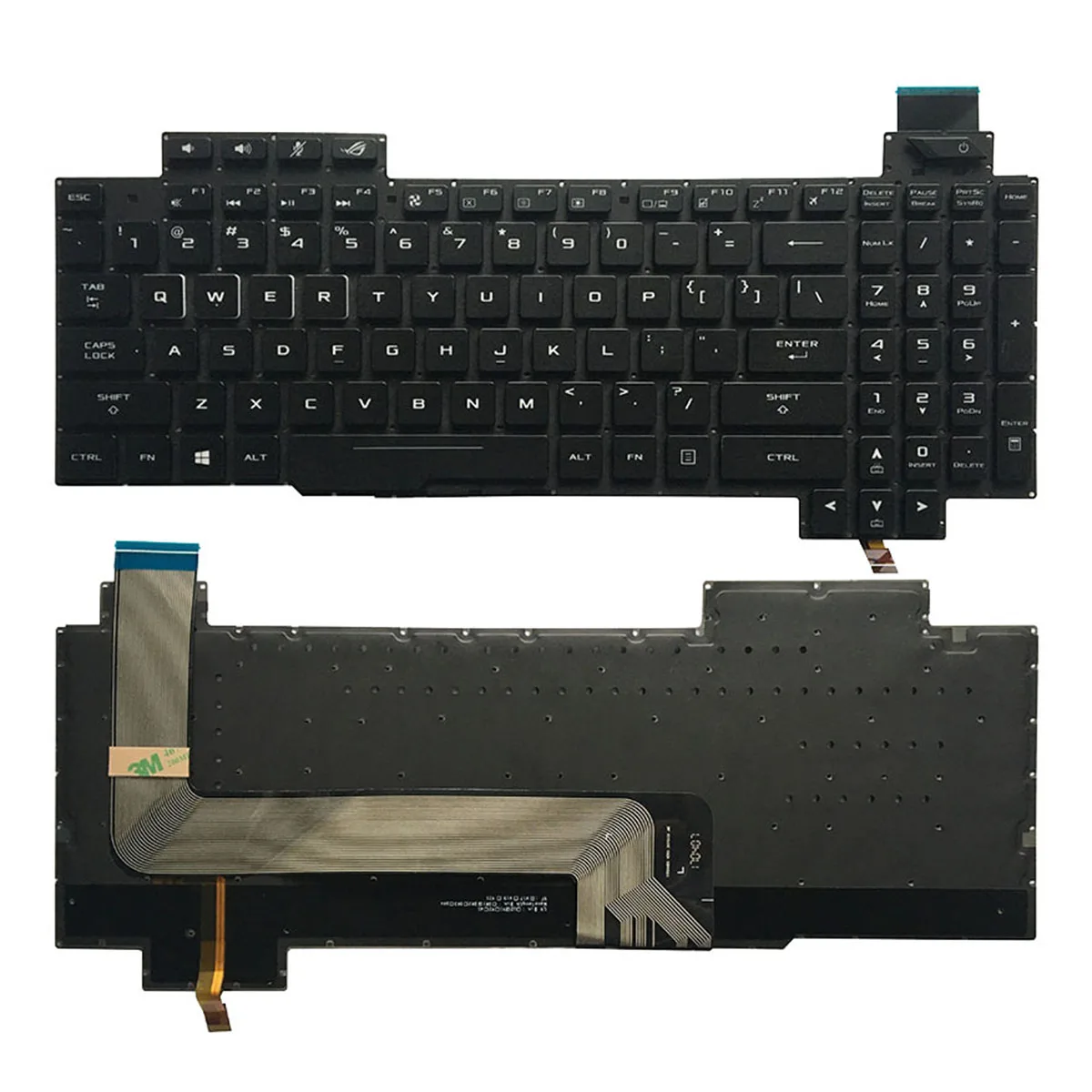 

Новая английская клавиатура с подсветкой для ASUS GL703 GL703V GL703VD GL703GE GL703GM