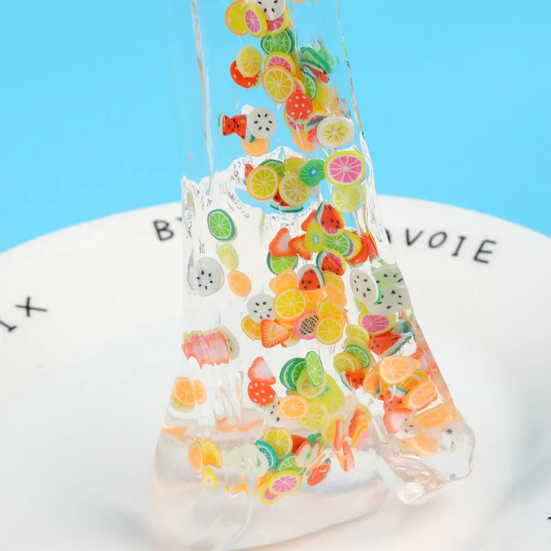 10g ломтики наполнитель для блеск губ &quotсделай сам&quot базовый гель Декор слизи с