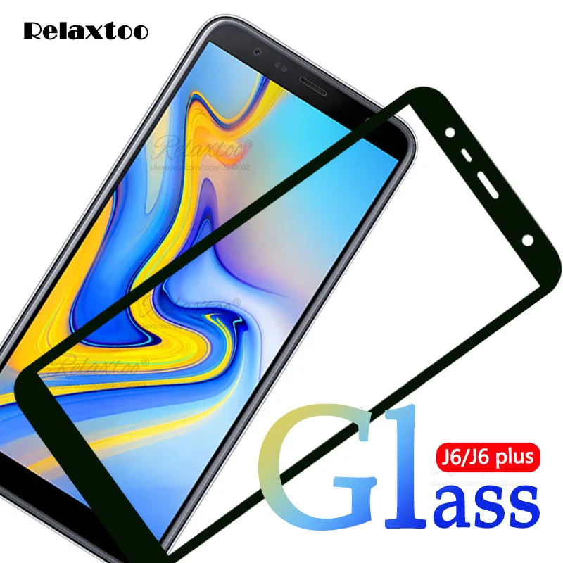 Protective Glass on For Samsung Galaxy J6 sm-j600f/ds Tempered glass For Samsung j6+ J6 plus sm-j610fn Glas j 6 Film