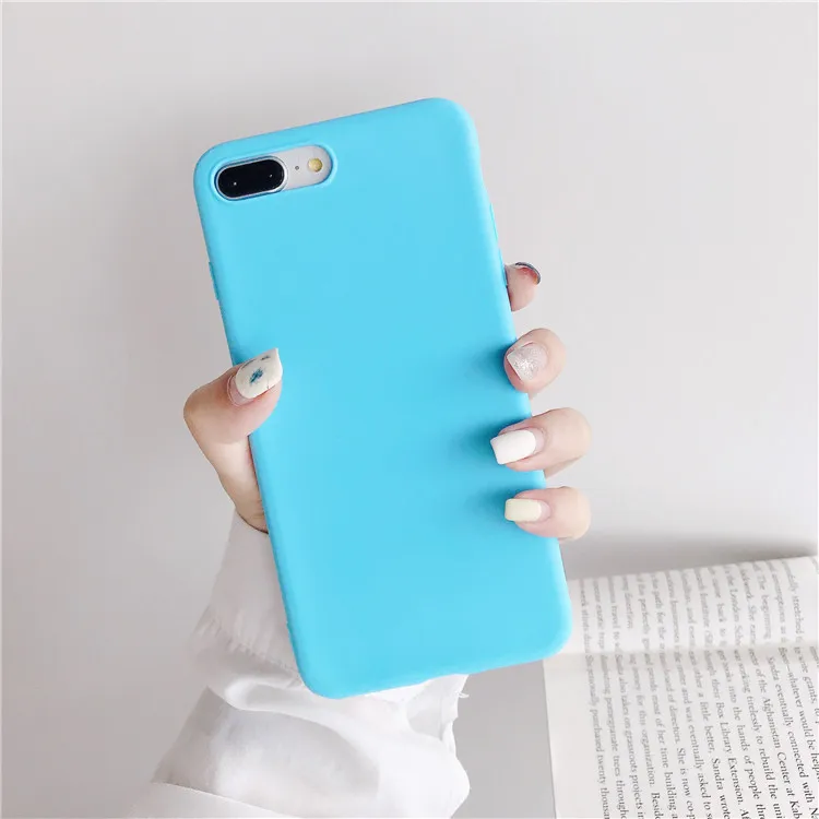 Небесно-голубой Конфетный чехол для huawei P30 Lite P30Lite P20 Pro P10 Plus P 30 Honor 20 mate 10 чехол Ультратонкий ТПУ Мягкий силиконовый чехол - Цвет: Небесно-голубой