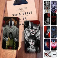 stephen king s it pennywise phone case for redmi 5 6 7 8 9 a 5plus k20 4x s2 go 6 k30 pro