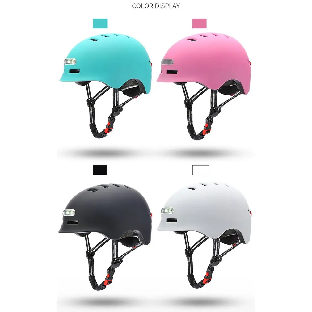 

Bicycle Helmet Mtb Road Bike Bicycle Helmets With Usb Charging Light Protective Satety Helmets Night And Day