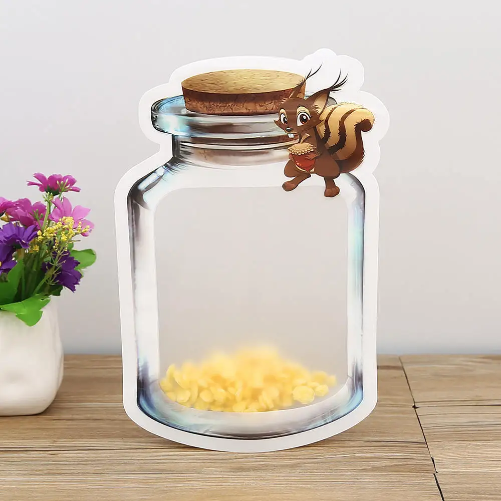 

10pcs Reusable Jar Bottles Bags Nuts Candy Bag Waterproof Home Kitchen Snacks Storage Bags