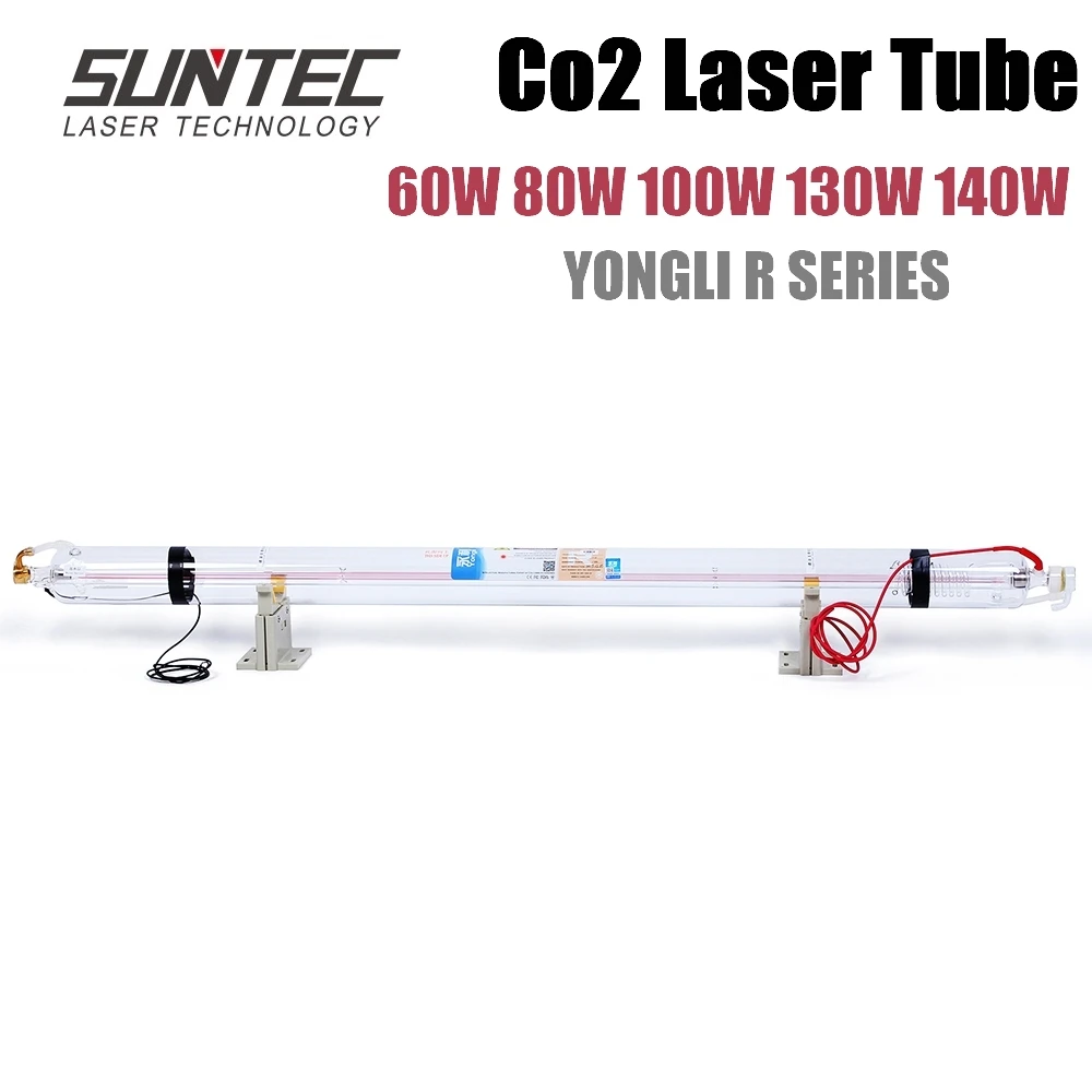 SUNTEC LY R Series 60W 80W 100W 130W 140W СО2 лазерная трубка длиной 1050 1850MM Dia. 80 мм для CO2 лазерной