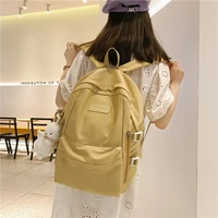 2021 fashion girl waterproof school bag simple student laptop rucksack women backpack shoulder leisure travel femal mochila