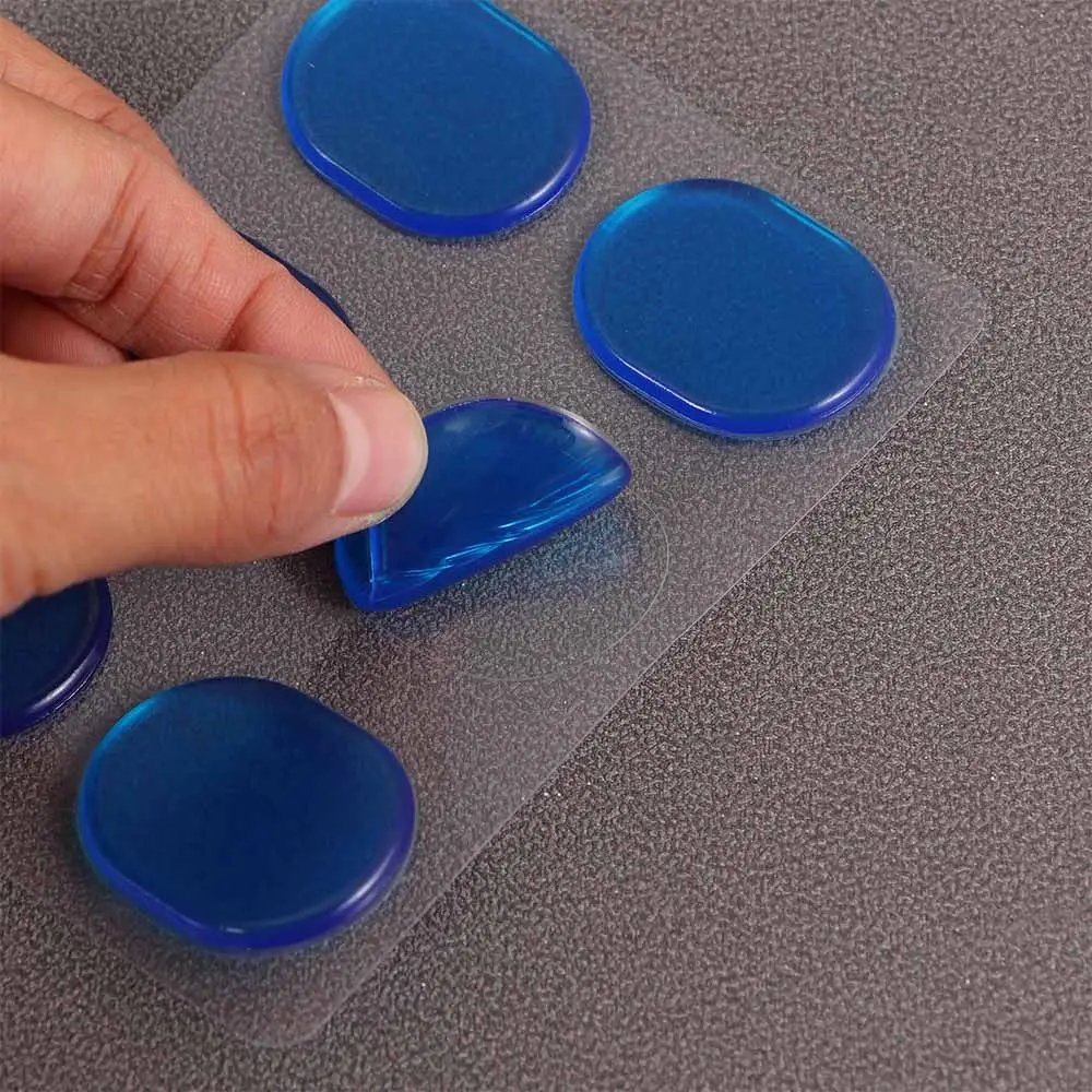 

6pcs/set Drum Mute Pads Drum Damper Silicone Pads Drum Mute Shock Absorbing Pad Transparent Percussion Instrument Accessories