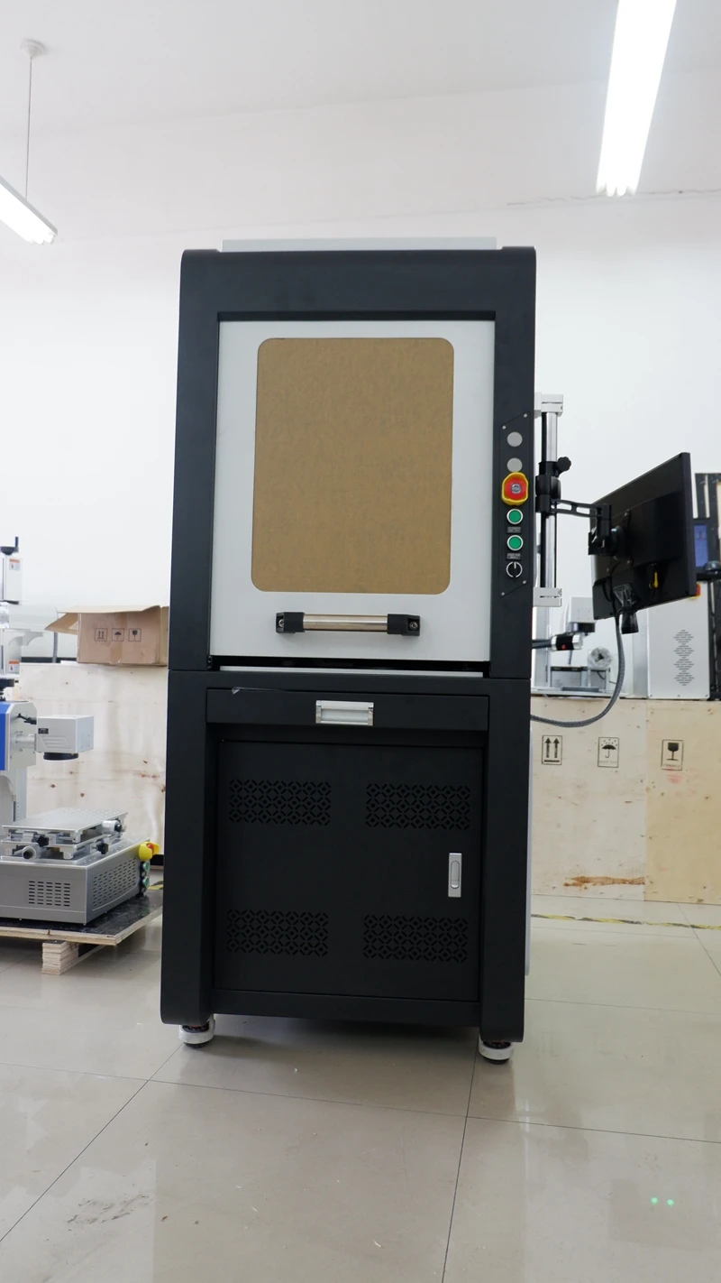 Безопасная волоконная лазерная маркировочная машина 50 Вт Raycus ювелирные изделия