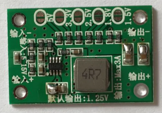 

5Pcs Adjustable Power Module 1.25V 1.5 1.8 2.5 3.3 5V Output, 3A Adjustable Module 16V Input