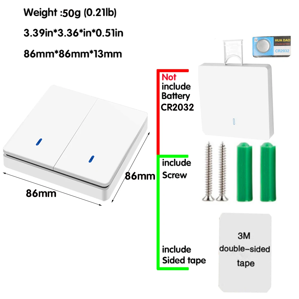 WIFI Mini Light Switch Tuya Smart Home APP Relay Module 433MHz Wall Panel Wireless Voice Control Timer Google Alexa 110220V |