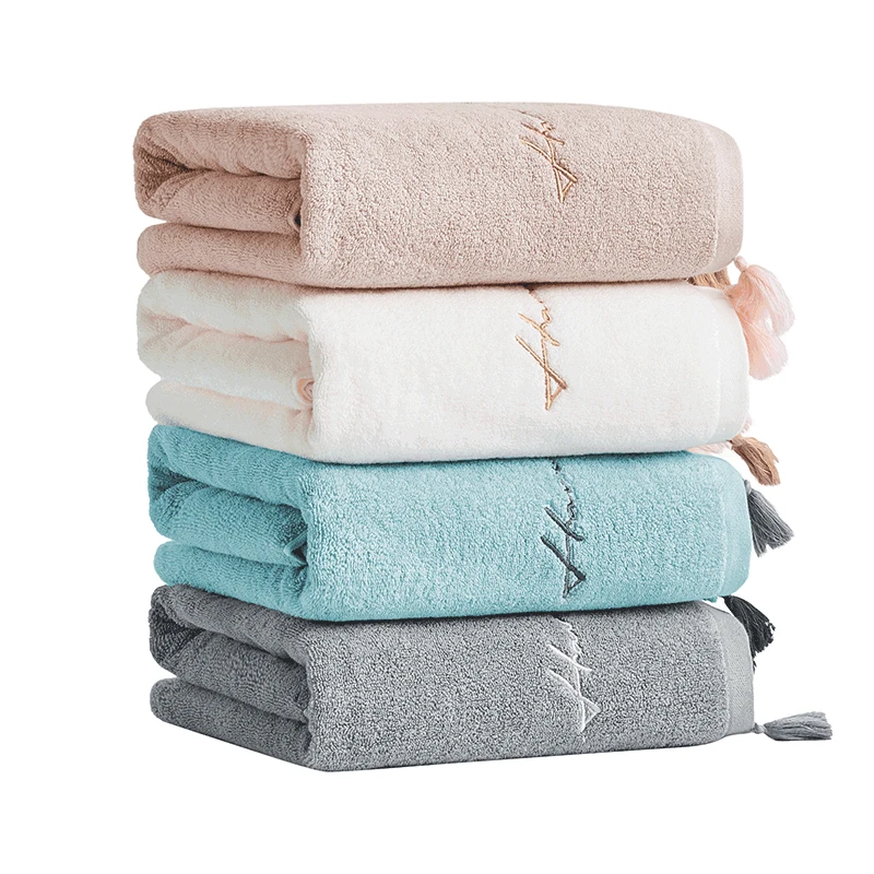 Толстые хлопковые детские пляжные полотенца для ванной комнаты из микрофибры