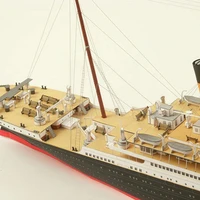 1400 titanic british cruise ship 3d paper model puzzel scale desk diy decoration fan military creativty home true handmade h2q9