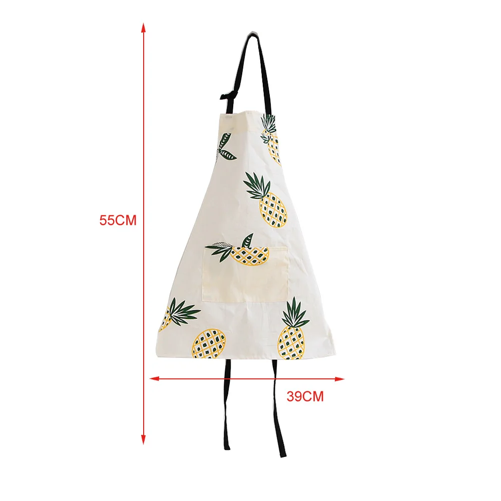 

Cute Parent-child Aprons Pineapple Print Baking Cooking Barbecue Apron Anti Oil Apron Home Cleaning Supplies Kitchen Aprons