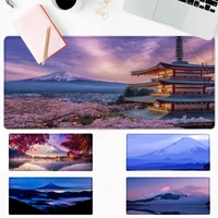 promotion anime japan mount fuji mountain gaming mouse pad gamer keyboard maus pad desk mouse mat game accessories for overwatch