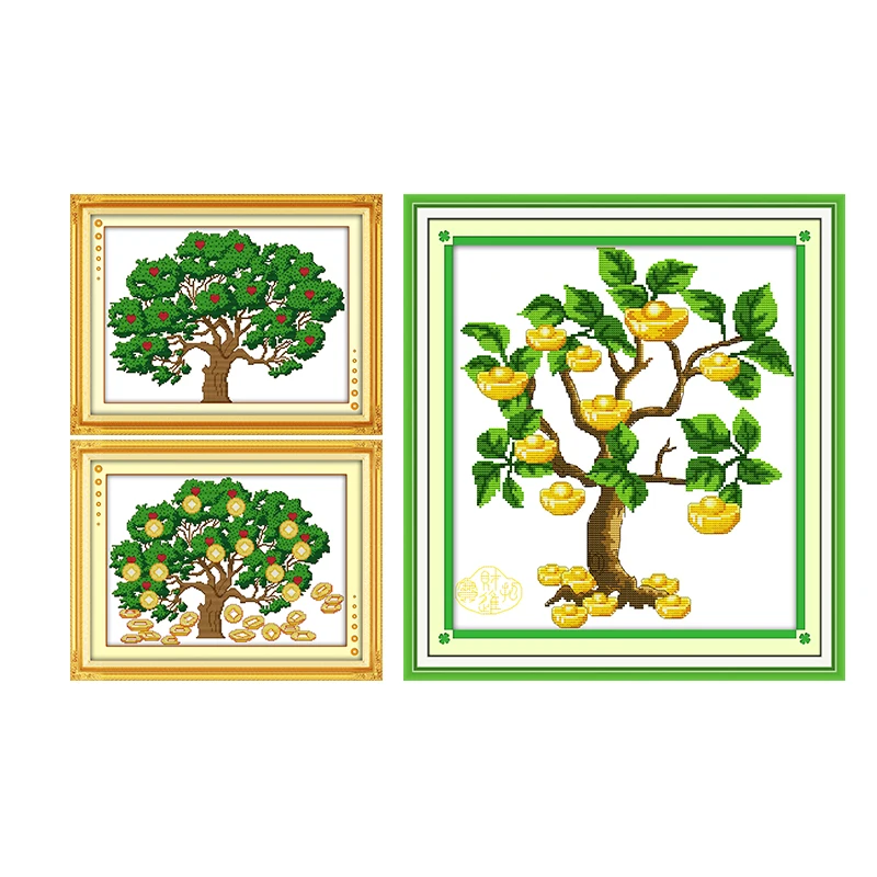 Набор для вышивки крестиком Joy Sunday Money Tree 11CT14CT наборы DMS|Упаковка| |