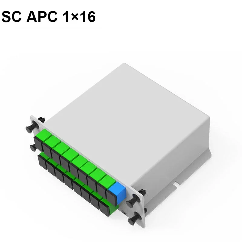 SC APC PLC 1X16 Splitter Fiber Optical Box FTTH PLC Splitter Box with 1X16 Planar Waveguide Type