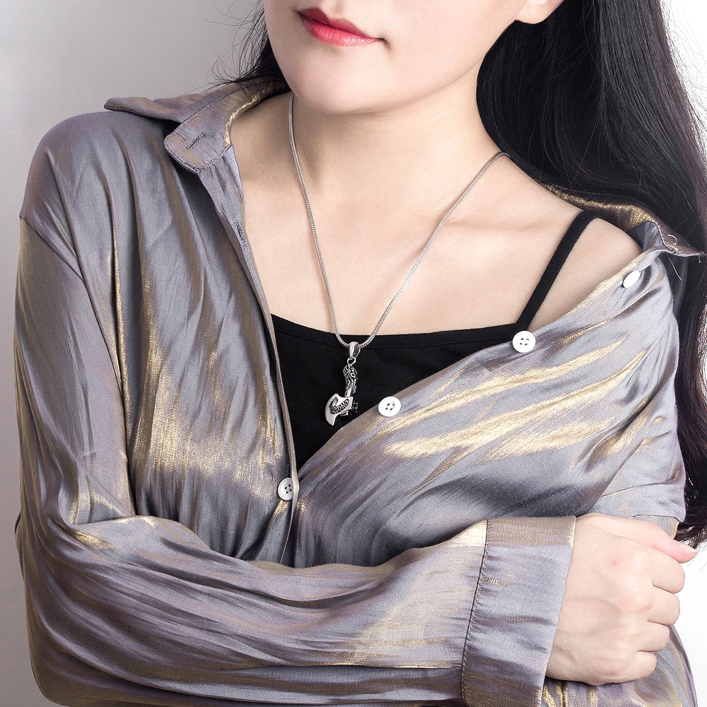 Цепочка мужская дракон-Викинг с изображением головы хвоста подвеска в виде