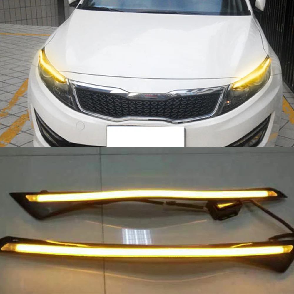 2 шт. автомобилей головной светильник светодиодный бровей дневные ходовые огни LED