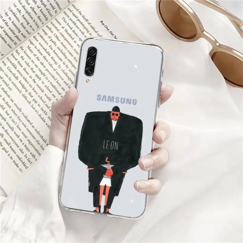 

Killer Leon Uncle Girl Phone Case Transparent Clear For Samsung Galaxy A71 A21s S8 S9 S10 plus note 20 ultra
