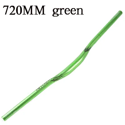 720mm Green Светоотражающие велосипед подъемный руль 31,8 мм* 720/780 мм MTB AM XC DH Горные гоночный велосипед руль 5 градусов прямая стреловидность Велоспорт Запчасти - Цвет: 720mm Green