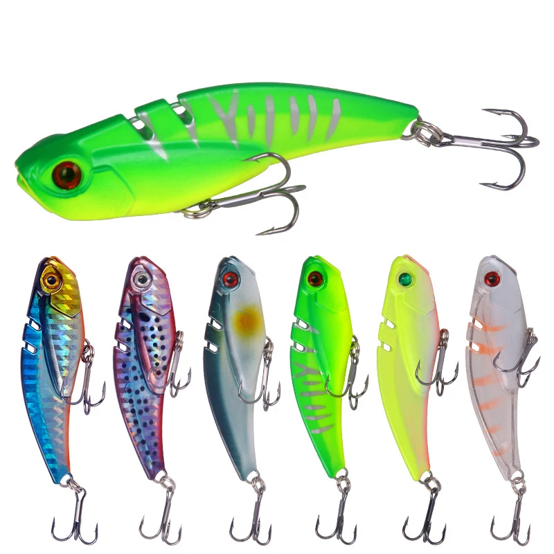 

High Quality Long Shot Metal VIB 7cm 20g Fishing Lure Vibration Spoon Hard Baits Crankbait Wobbler Swimbait Cicada VIB Tackle