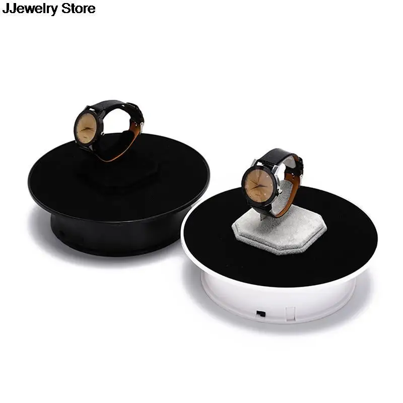 Hot Turntable Battery For Photography Video Shooting Props 360 Degree Rotating Jewelry Display Stand | Украшения и аксессуары