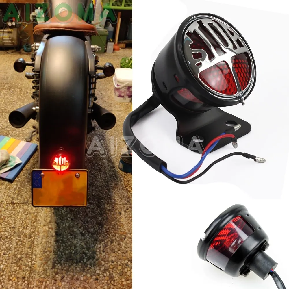 Задний фонарь для мотоцикла 12 В стоп сигнал сигнал| |
