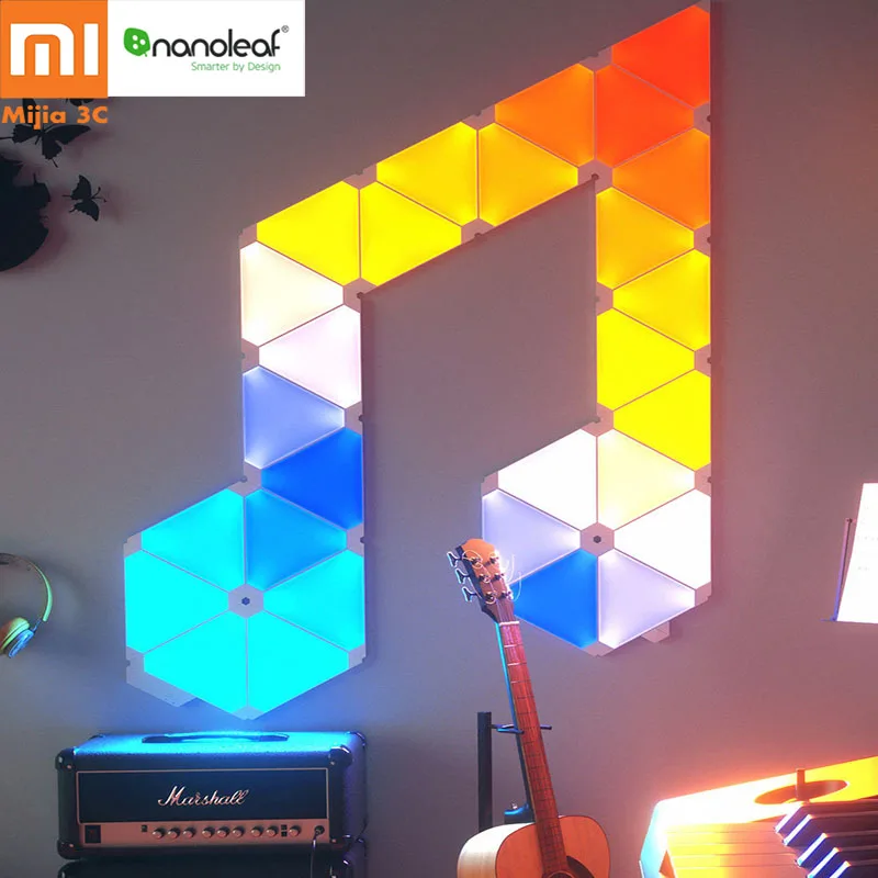 Оригинальная умная световая плата Xiaomi Nanoleaf полноцветная с Mijia для Apple Homekit Google Home