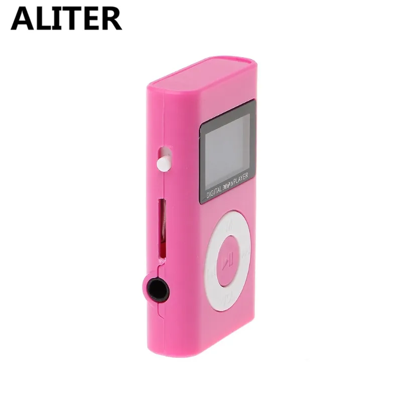 Мини Цифровой музыкальный MP3 плеер с ЖК экраном спортивный дорожный товар
