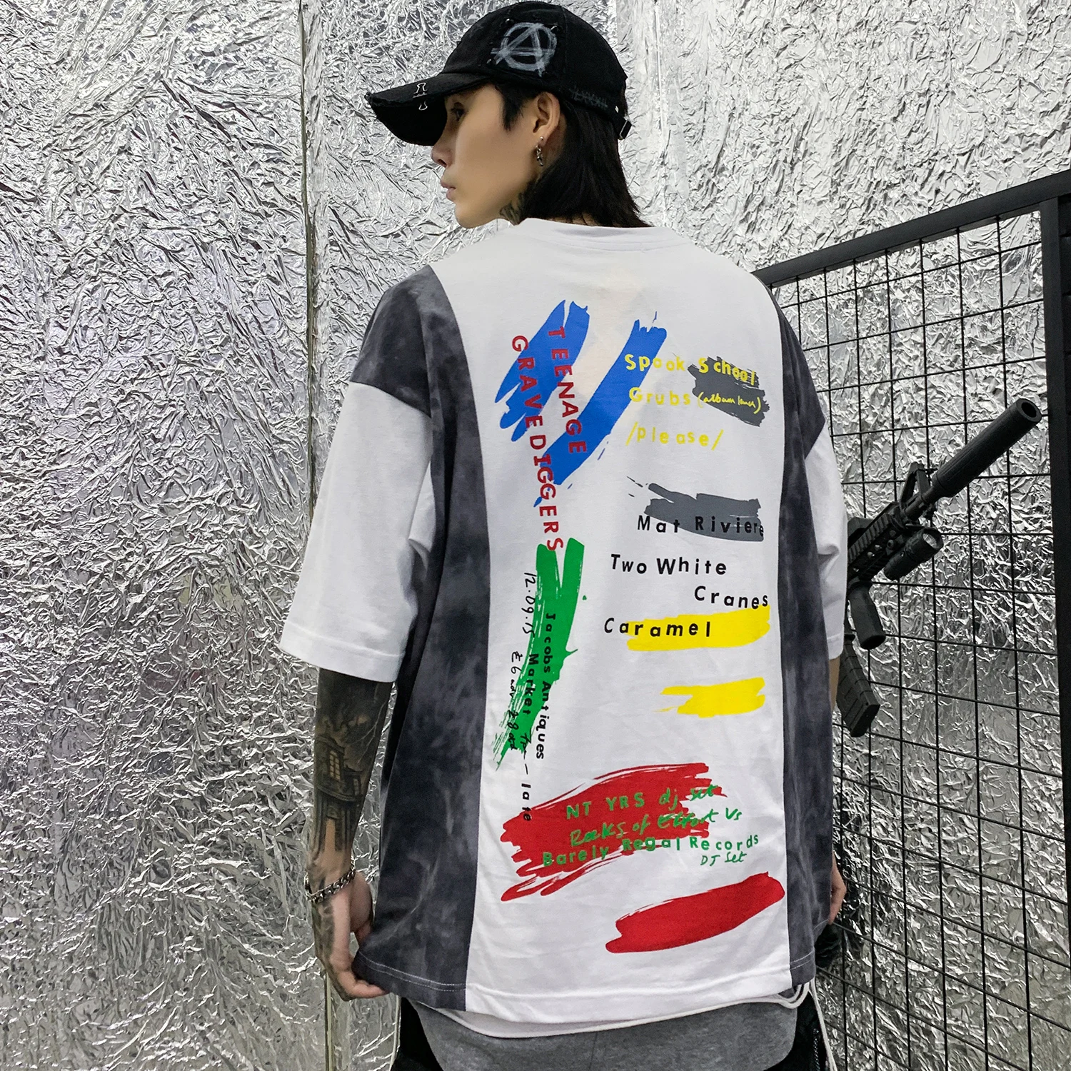 Aelfric Eden Harajuku/футболка хлопковая футболка в стиле ретро хип-хоп с надписями