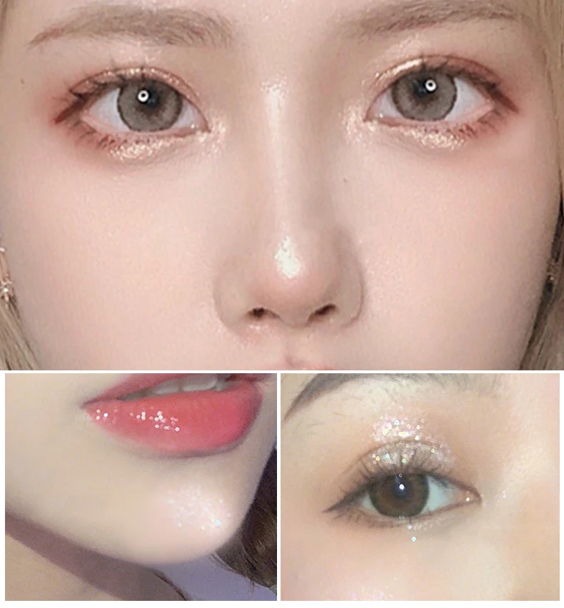 Гелевый хайлайтер жидкие гелевые тени для век блеск осветитель макияж