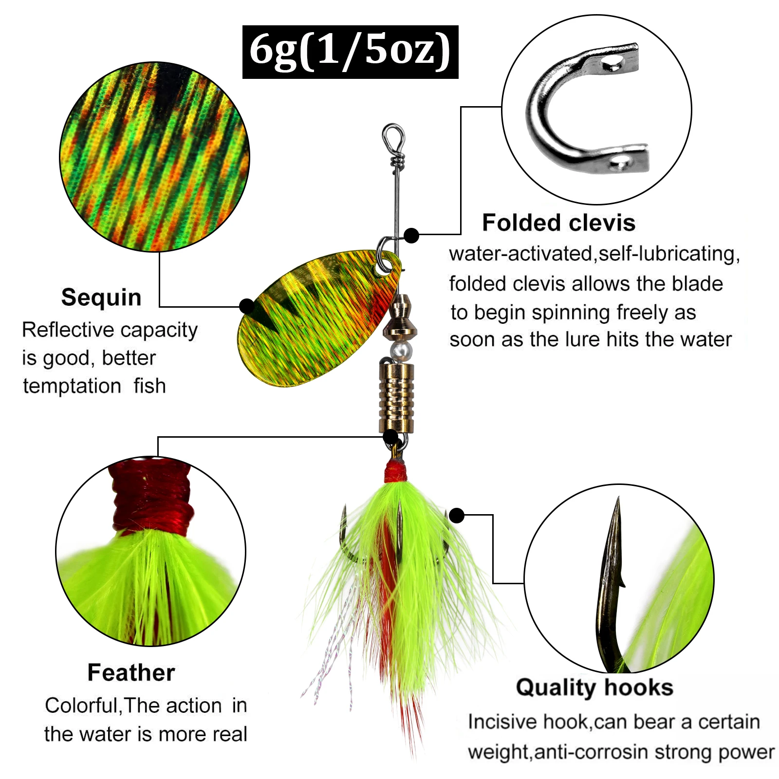 Приманка для спиннинга металлическая 4 г 6 3 1 шт. | Спорт и развлечения
