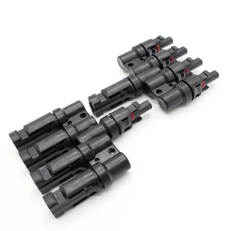 1 пара х 4Т Солнечный разъем штекер и гнездо Т-образный для солнечной панели