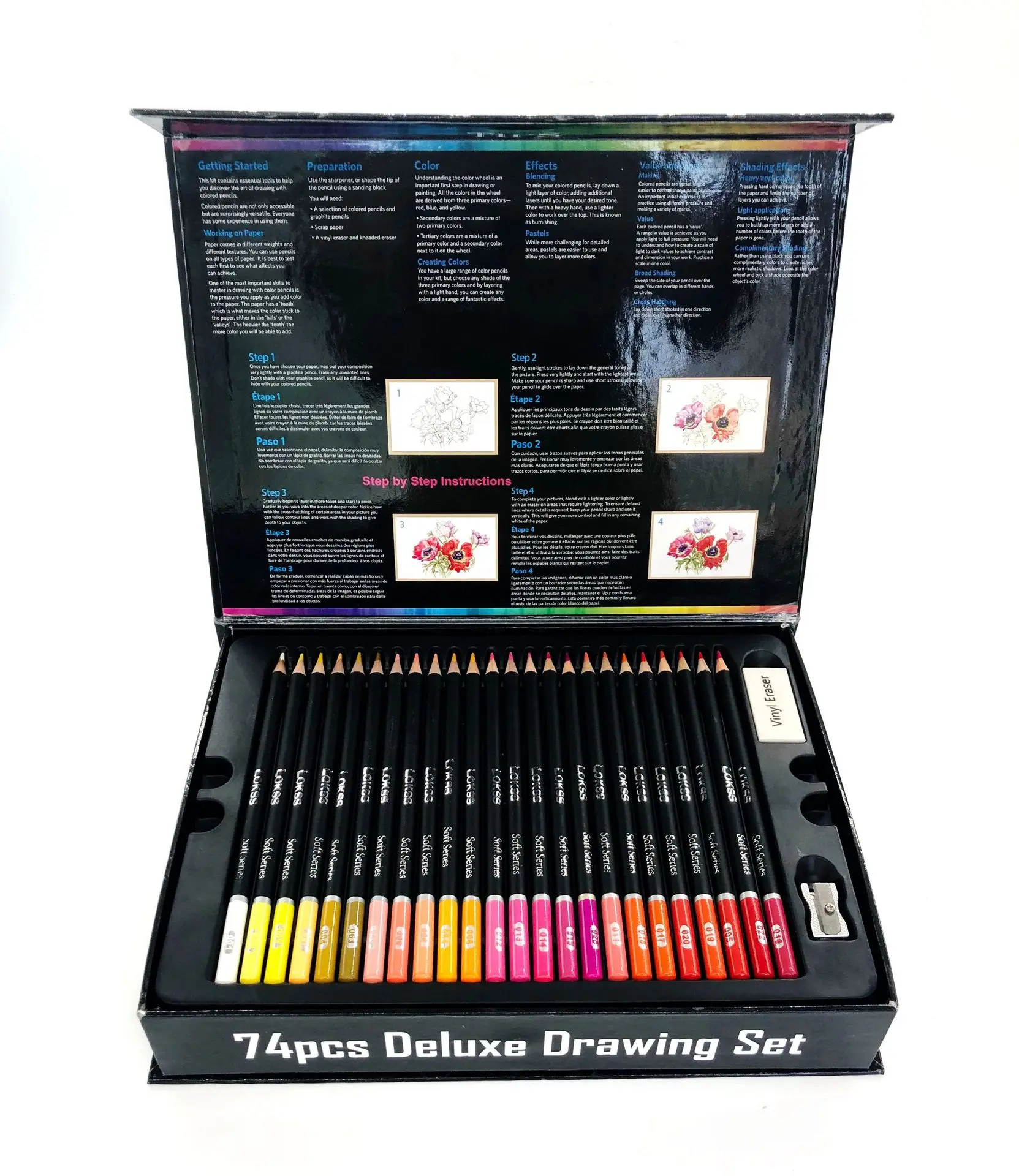 75 Profesional Colored Pencils Lapis Artist Painting Oil Color Pencil For School Drawing Sketch Art Supplies children | Канцтовары для