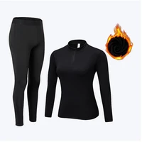winter womens thermal underwear sets quick dry anti microbial thermo underwear warm long johns clothes add velvet to keep warm