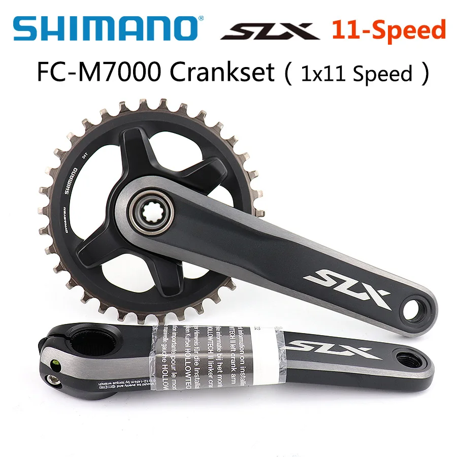 SHIMANO DEORE SLX FC M7000 1x11 скоростной шатун HOLLOWTECH II 32T 34T 170 мм 175 MTB Аксессуары для горного