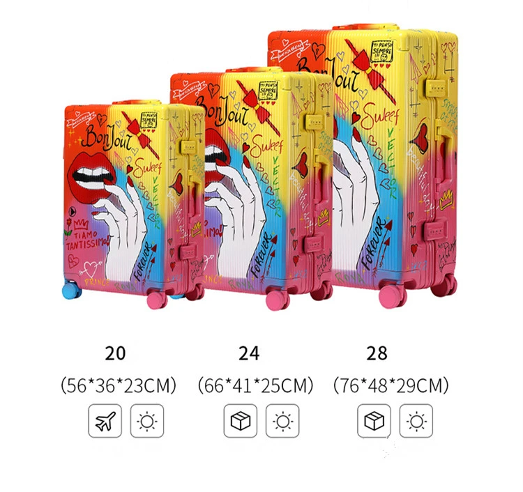 2019 Высококачественный водонепроницаемый Оксфордский чемодан-Спиннер для багажа