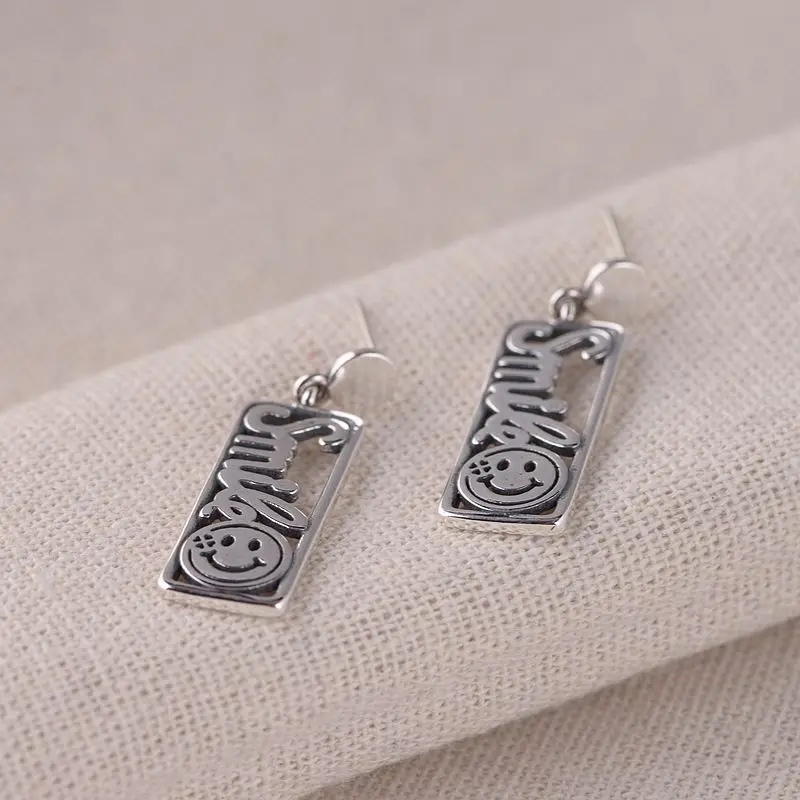 Серьги для женщин винтажные серебряные серьги-гвоздики модные ювелирные изделия