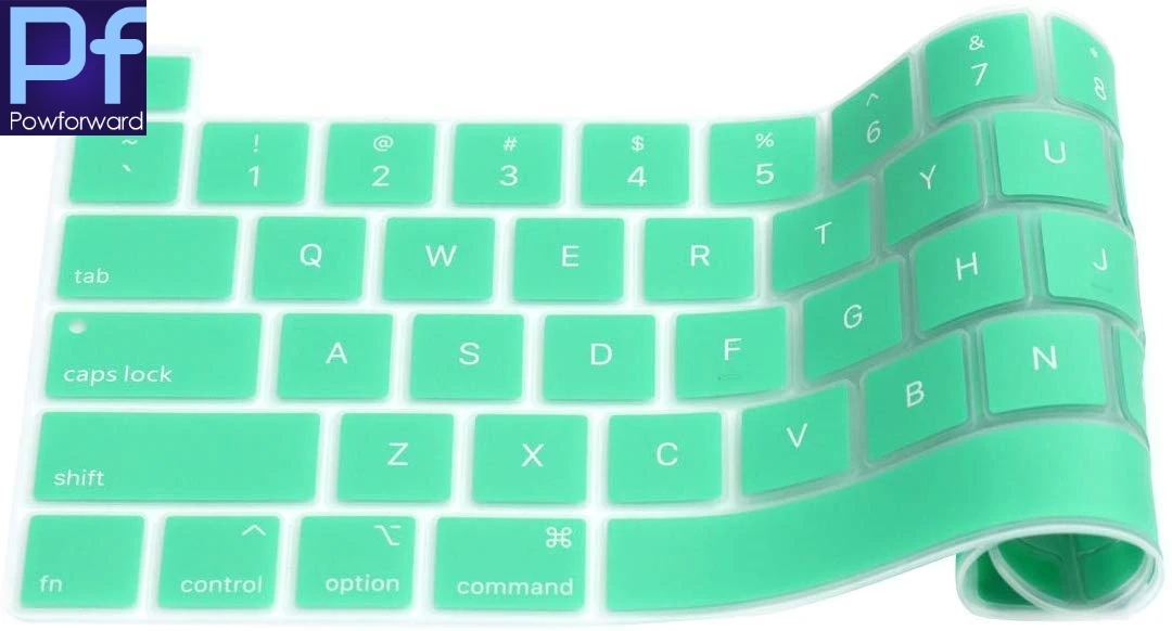 Силиконовый чехол с клавиатурой на английском языке для MacBook New Pro 16 дюймов 2019