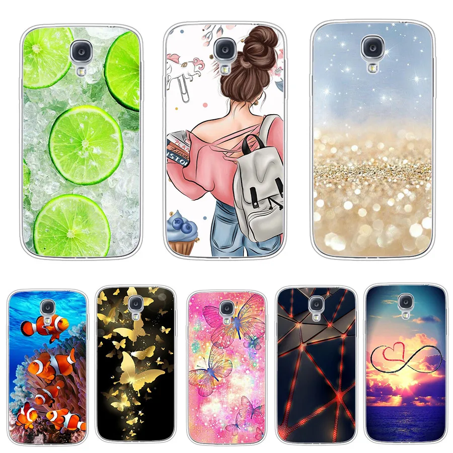 Чехол для Samsung Galaxy S4 I9500 I9505 силиконовый мягкий чехол из ТПУ телефона Mini i9190 i9192 i9195