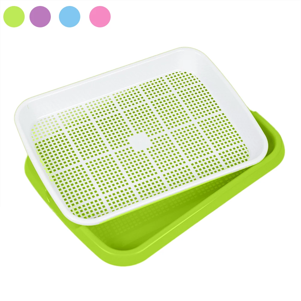 Поднос для семян без почвы большая емкость вспенивающая трава коробка