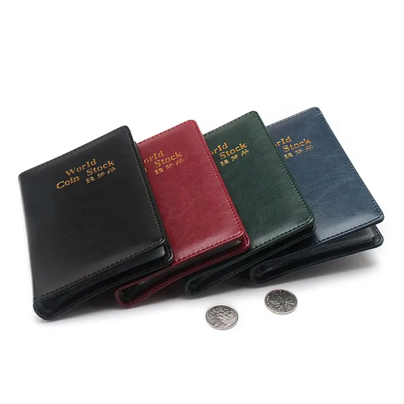 120 монет коллекция держателей для хранения Денег Пенни Карманы Мини Монета