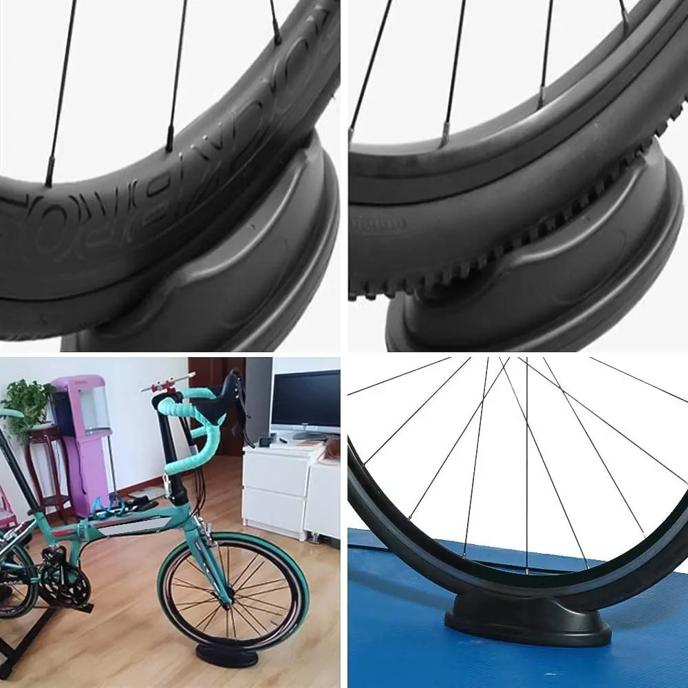 

Plastic Bike Front Wheel Riser, Stabilize Support Block for Indoor Bike Trainer Stationary Bicycle