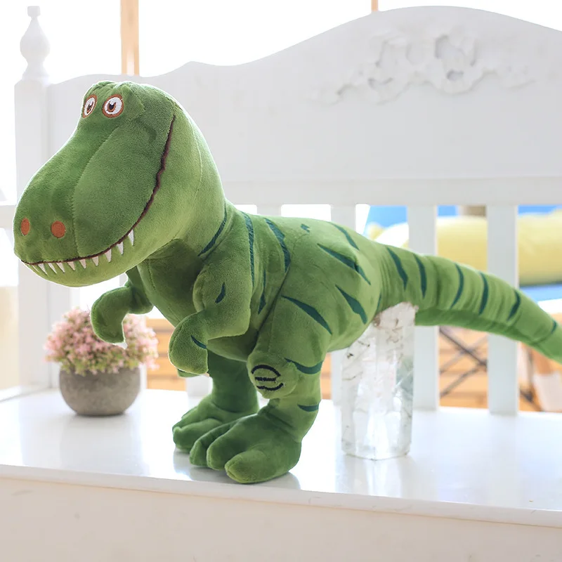 

Мультяшный динозавр 40-100 см, плюшевые игрушки, тираннозавр, милая мягкая игрушка, куклы для детей, подарок на день рождения для мальчиков