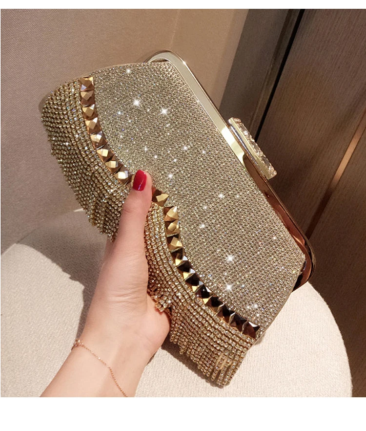 

Luxury Woman Clutch High Quality Metal Sequin Fashion Dinner Bag Cosmetic Bag 2021 New Female Shoulder Bag Handbag Coin Purse