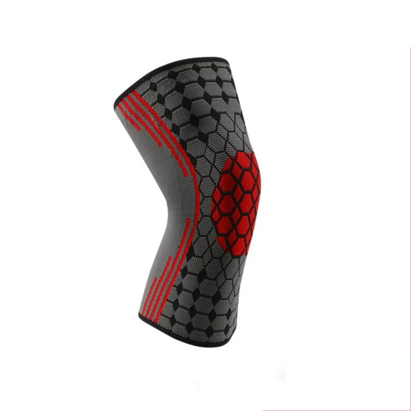 

1 pcs Knee Brace Support Sleeve Silicone Knee Pad Basketball Running Compression Knee Sleeve Support Sports Kneepads