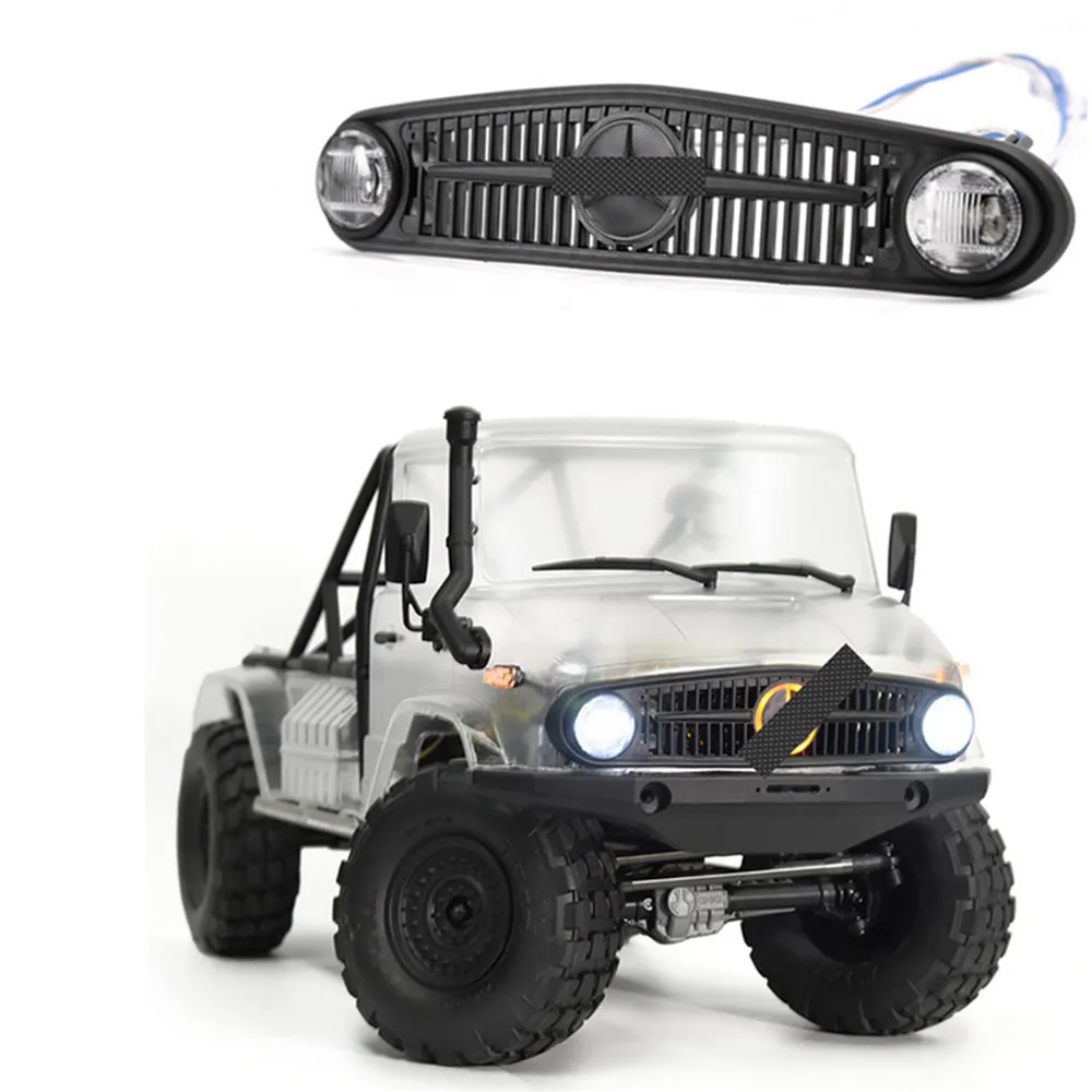 

For SCX10 II UMG10 4x4 / UMG10 6X6 RC Car Accessories Model Car Grille Turn Lights Taillights Cover DIY Modification Parts