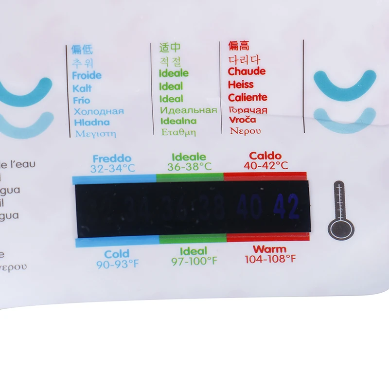 ЖК дисплей младенца Ванна термометр для измерения температуры воды по уходу за