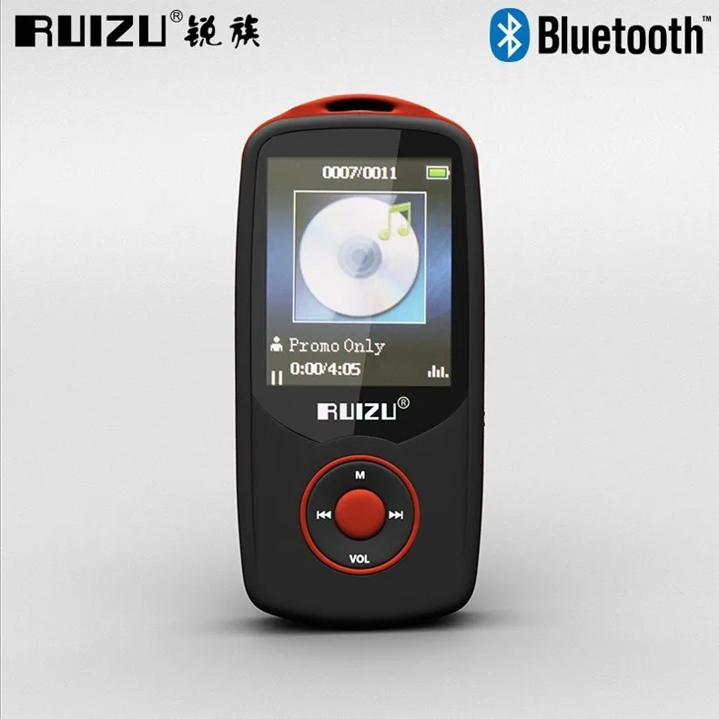 Ruidu X06 Bluetooth MP3 1,8-дюймовый TFT ЖК-экран Спортивный музыкальный плеер fm-радио без потерь высококачественный рекордер Walkman