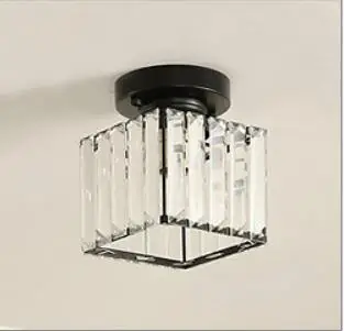 Современный светодиодный потолочный светильник с кристаллами для прихожей, коридора и галереи, лампа E14, скандинавский стиль, промышленный люстра, домашний декор, освещение.